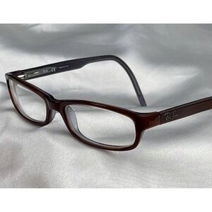 Ray-Ban RB5052‎ 2145 Eyeglasses Full Rim Brown Rectangle Frames 51-16-135